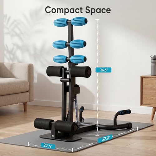 Adjustable Deep Squat Machine for Home Gym - 300 lbs Capacity
