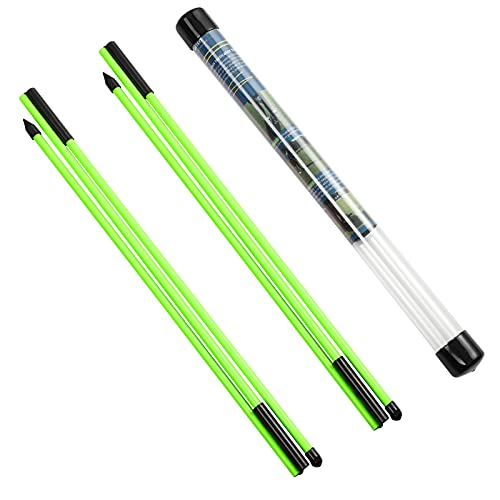 Golf Alignment Sticks - Swing Trainer Training Aid, Green