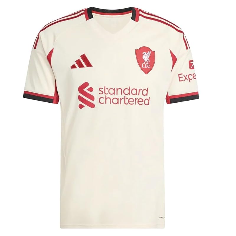 Liverpool FC 25/26 Men's Away Jersey - Wonder White, Medium