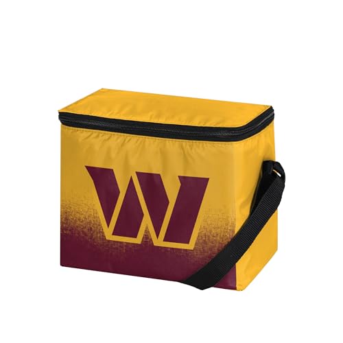 NFL Team Big Logo Stripe 6-Pack Coolers - Washington Commanders