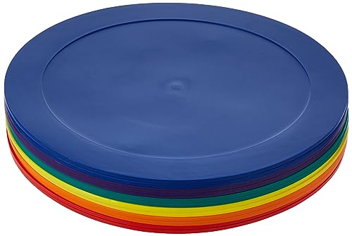 9-Inch Non-Slip Spot Markers - Pack of 12 for Classroom & Gym