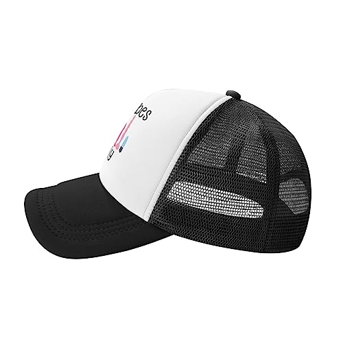 Coshatch One Size-Medium Black Funny Trucker Hat Unisex Adjustable Cap