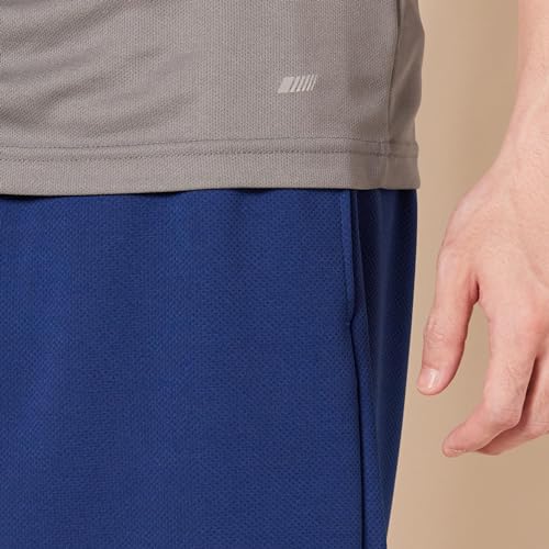 Men's Moisture-Wicking Active Gym T-Shirts - 2 Pack - X-Small / Black/Grey