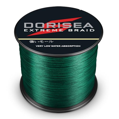 Braided Fishing Line - 100m Moss Green 90lb Test Zero Stretch