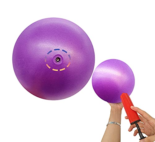 Mini Pilates Exercise Ball - 6 Inch Stability Ball for Home Training