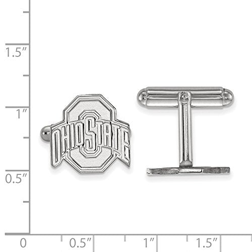 Ohio State Buckeyes Logo Cuff Links - Metal
