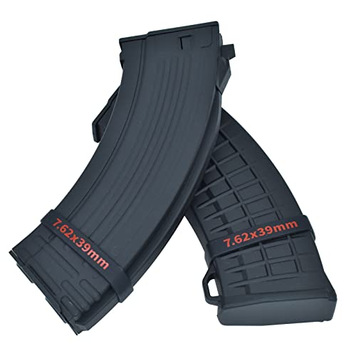 7.62x39mm Magazine Marking Bands - 12 Pack Black/Red