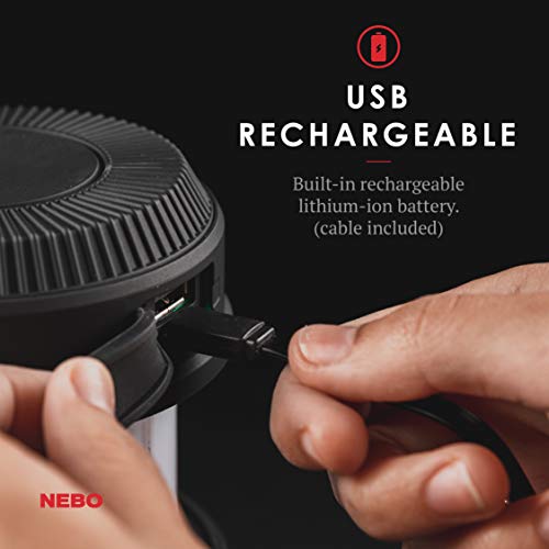 Nebo Big Poppy Rechargeable LED Lantern & Power Bank for Camping