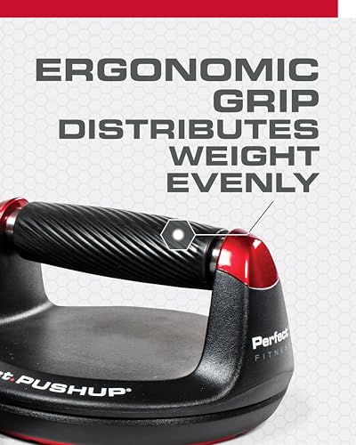 Push-Up Handles with Rotating Design & Steel Ball Bearings - Supports 400lbs