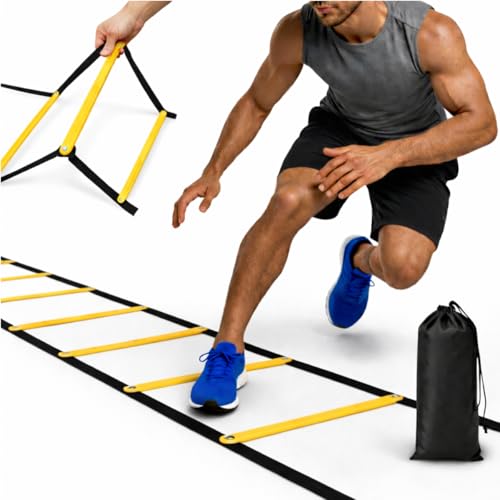 Heavy Duty Agility Ladder with Fixed Rungs for Speed Training