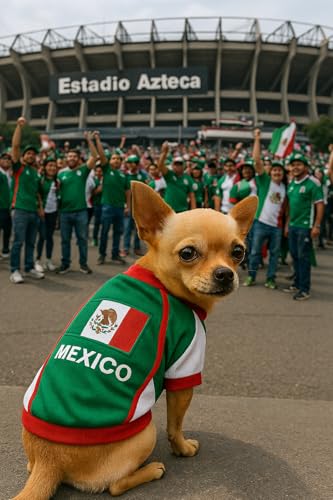 Mexico Dog Jersey - Breathable Mesh Puppy Soccer Shirt - XS