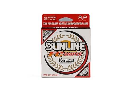 Sunline Super FC Sniper Fluorocarbon Fishing Line 16lb 165yds Clear