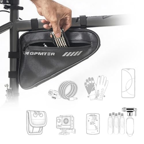GPMTER Triangle Bike Frame Storage Bag for Mountain, Road & Cycling Bikes