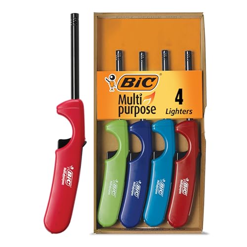 Multi-Purpose Utility Lighters 4-Pack - Assorted Colors