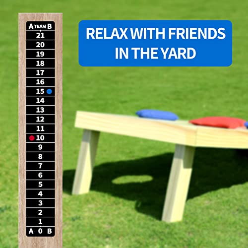Cornhole Scoreboard with Magnetic Installation - 2 Vertical Scoreboards