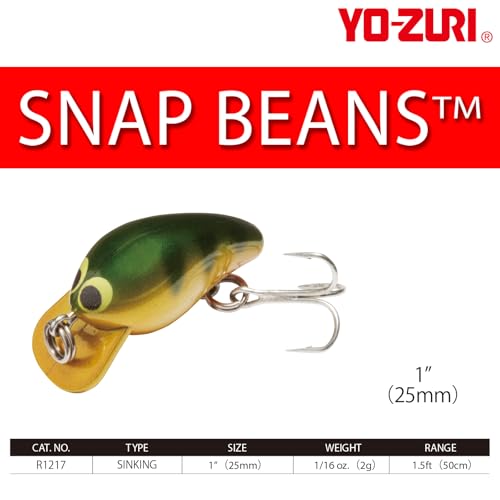 Yo-Zuri Snap Beans 25mm Fishing Lure - 1 Inch / Perch