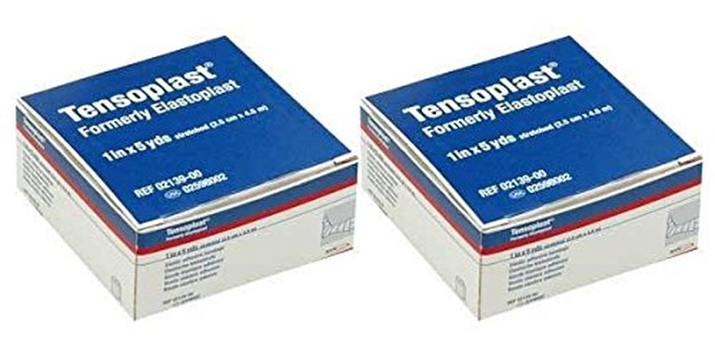 Tensoplast TAN 1" Elastic Adhesive Bandage - Pack of 2 Rolls