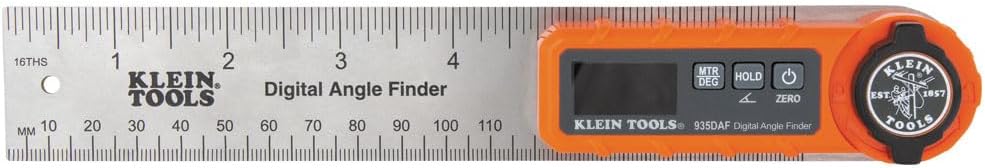 Digital Angle Finder by Klein Tools - Precision Miter Saw Protractor for Accurate Measurements