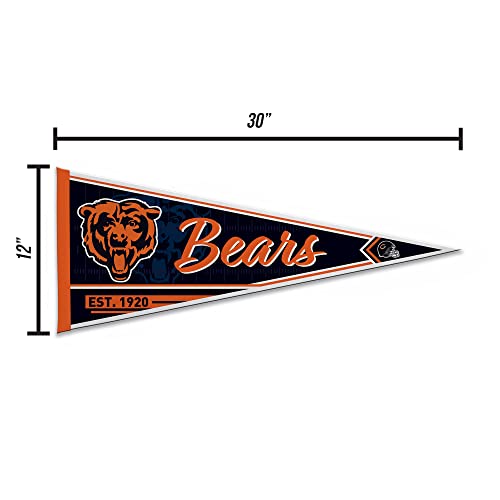NFL Football Classic Felt Wall Pennant - 12" x 30" Home Decor