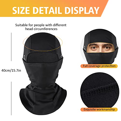 KGC Winter Balaclava Black – Thermal Ski Mask for Men & Women