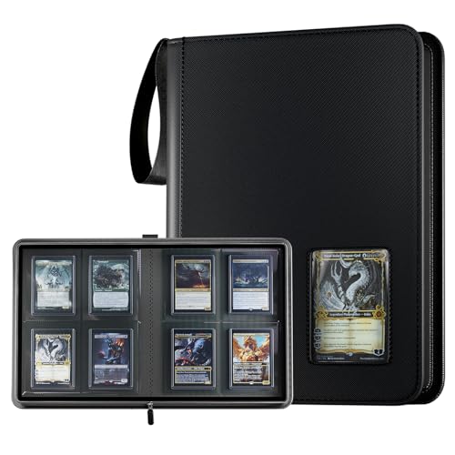 4-Pocket Card Binder for 144 Trading Cards - Black