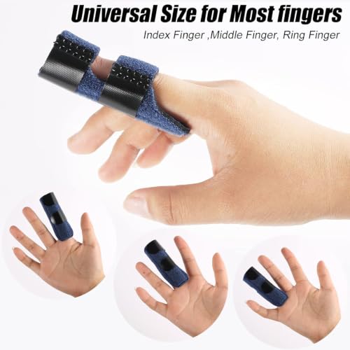 Finger Splint for Kids - 4 Pack Adjustable Support Brace