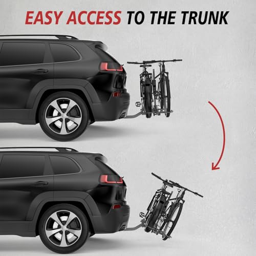 2-Bike Rack Hitch for Car - Heavy-Duty Bicycle Carrier