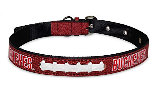 NCAA Premium Dog Collar - Ohio State Buckeyes, Small (12-15")