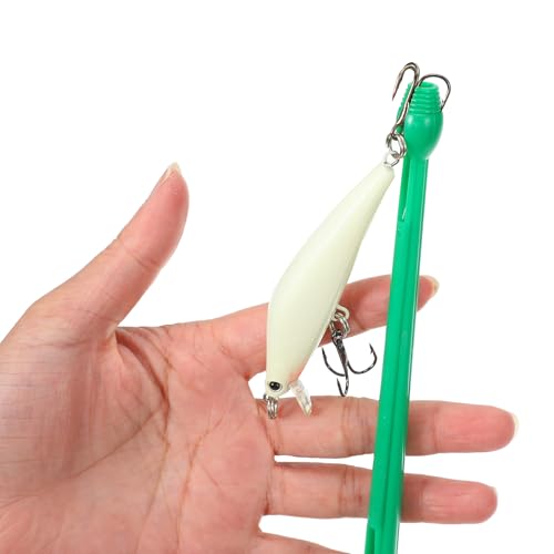 6-Pack Fishing Hook Remover Tool - Double-Head Plastic Extractor
