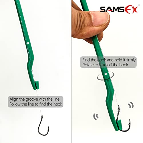 Fishing Hook Remover Tool - 10-Pack Disgorgers in 5 Colors