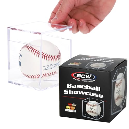 Baseball Display Case - UV Protected, Easy Assembly - 1 Pack