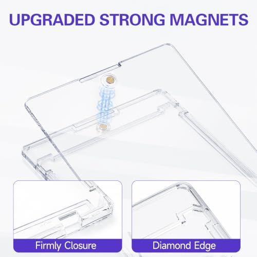 12 Pack Magnetic Card Holders for Trading Cards - Ultra Slim Protection