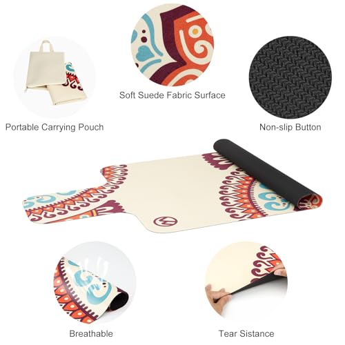 Non-Slip Rubber Pilates Reformer Mat - Eco-Friendly Towel Cover