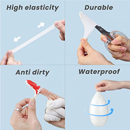 Latex Finger Cots - 300 Pcs Medium Size Protectors for Crafting, Beauty, and Electronics