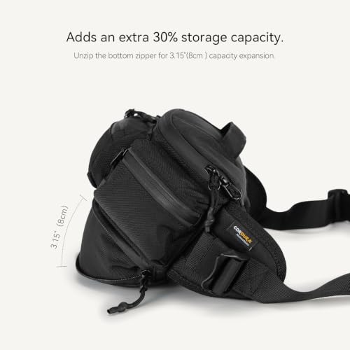 Reeyee 6.5L Expandable Waist Pack for Cycling and Outdoor Activities