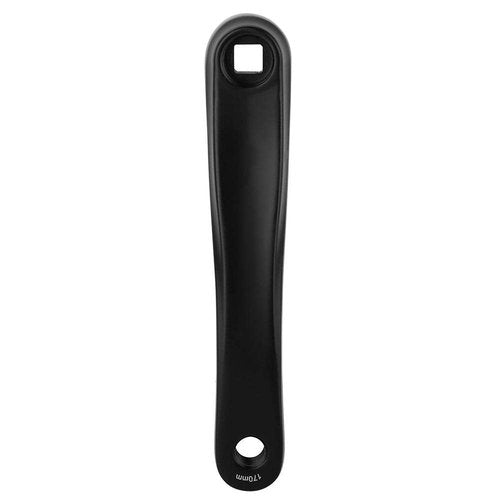 Bnineteenteam 170mm Crank Arm Aluminum Alloy Left Hand Crank Arm Replacement Accessory for Mountain Road Bike(Black-)