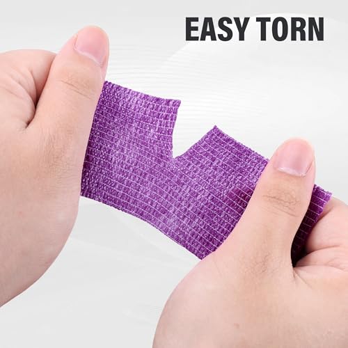 Self-Adherent Cohesive Bandages 2" x 5 Yards - 6 Color Pack