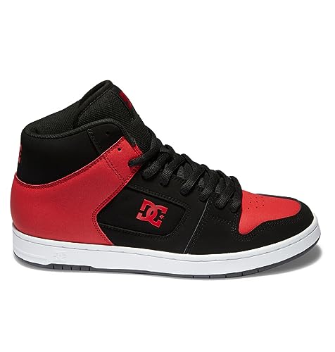 Hi-Top Skate Shoes for Men - DC Manteca 4 - Black/Red