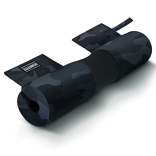 Howffite Blue Camo Barbell Pad for Squats & Hip Thrusts, Anti-Slip Fitness Cushion