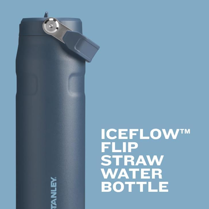Stanley IceFlow 2.0 Water Bottle - 36 OZ Insulated Stainless Steel | Lightweight, Leak-Resistant & BPA-Free | Plum
