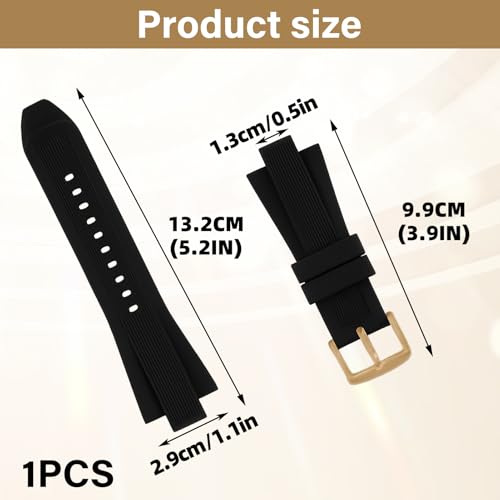 Soft Rubber Watch Band for Michael Kors - Quick Release Strap 29mm