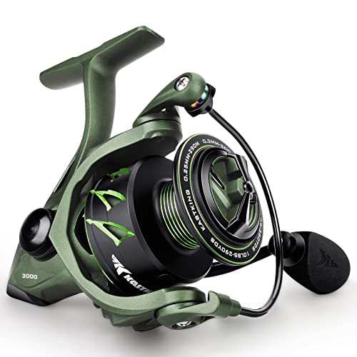 KastKing Spartacus II Stryker Green 2000 Spinning Reel for Saltwater & Freshwater Fishing