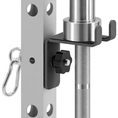 Vatemechie Rack-Mounted Olympic Barbell Holder for Power Racks - Heavy-Duty Attachments