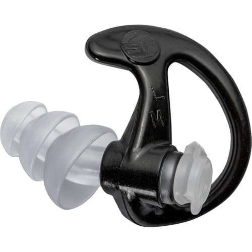 EP4 Sonic Defenders Plus Earplugs - Reusable, 24dB NRR, Black, Medium