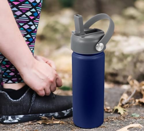 Straw Lid for Hydro Flask Wide Mouth 32/40 oz - Rock Ash
