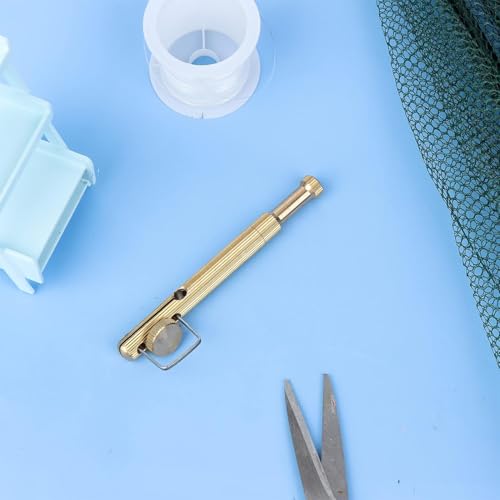 Portable Copper Fishing Line Knot Tool - 2pcs Yellow