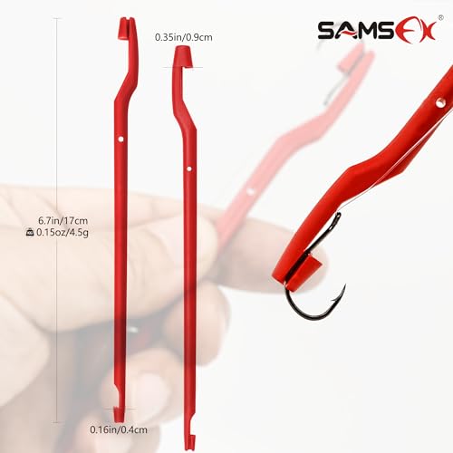 Fishing Hook Remover Tool - 10-Pack Disgorgers in 5 Colors