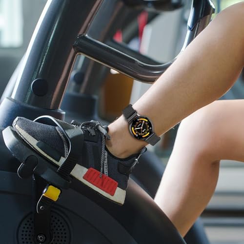 22mm Sport Ankle/Arm Band - Quick Release Nylon Strap Black - 8.3-14.2 inches