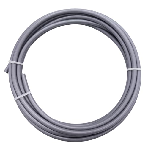 Bike Brake Cable and Housing Set - 1.8m Cables, 3m Housing, Gray