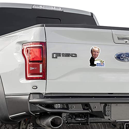 Trump Pissing on Biden Harris Bumper Stickers - 2 Pack